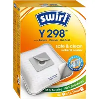 Swirl 4006508205851 Sac pour aspirateur Y 298, avec filtre MicroporPlus
