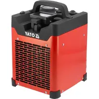 YATO Chauffage, chauffage soufflant, soufflerie 3300W 3 niveaux avec thermostat et spot LED