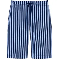 Mey Pantalon de pyjama 'Graphic Stripes' bleu / blanc