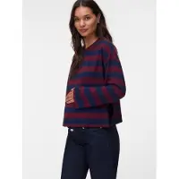 Mamalicious T-shirt bleu / pourpre