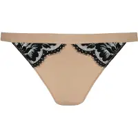 Mey Slip ' Serie Poetry Vogue ' beige / noir