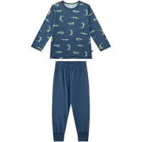 Sanetta Pyjama saphir / vert pastel