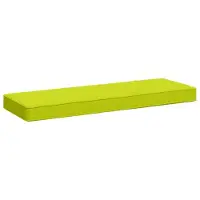 vidaXL Coussin De Banc 1 Pièce Vught 100 % Polyester Vert Vif.