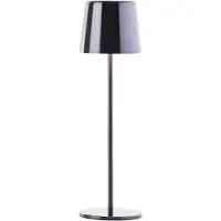Brilliant Lampe de table LED à accu Xaana, 4W, 300lm, CCT, noir-chrome