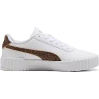 Puma Baskets basses 'Carina 3.0' marron / brun foncé / blanc