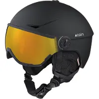 Cairn Rise II Photochromic, casque de ski avec visière, noir