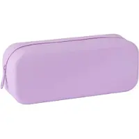 APLI Trousse à crayons "Nordic", violet, avec fermeture éclair, silicone, 18416