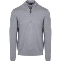Olymp Pull Demi-Zip Laine Gris
