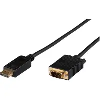 Microconnect - Convertisseur vidéo - DisplayPort - VGA - noir