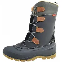 Kamik Chaussures d'hiver Snowgem pour femmes, doublées, couleur marron, modèle de loisirs