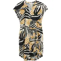 s.Oliver Robe miel / noir / blanc