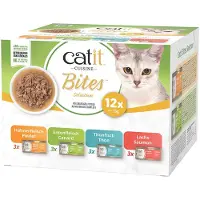 Catit Cuisine Bites Pack Variété Nourriture Humide Pour Chats 12x75g