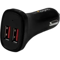 StarTech.com Dual Port USB Car Charger - 24W/4.8A - adaptateur allume-cigare (voiture)