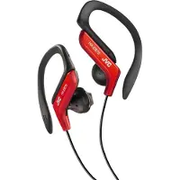 JVC HA-EB75-RN-U écouteur/casque Écouteurs Avec fil Crochets auriculaires Sports Noir, Rouge