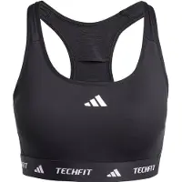 Adidas Soutien-gorge de sport 'TECHFIT' noir / blanc