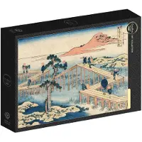 Grafika Puzzle « L'Antiquité des ponts à huit voies dans la province de Mikawa » 1000 pièces