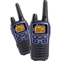 Midland XT60 Émetteur-récepteur 24 canaux 446 MHz Batteries rechargeables noires et bleues