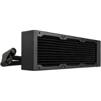 LYNK+ 360 Slim LED Radiator-Modul - schwarz (120 mm), Radiateur pour refroidissement à eau, Noir