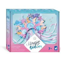 Janod Magic Ocean - Set de bricolage Tiare pour enfants - Thème sirène