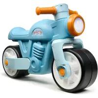 Falk Draisienne Premier pour moto - Roues silencieuses - Bleue - 75 % plastique recyclé - 100 % fabriquée en France - À partir de 12 mois