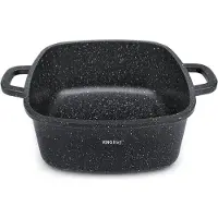 KINGHOFF POT 28cm 6.5L, Poêle + casserole, Noir
