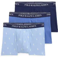 Ralph Lauren Boxers 'Classic' bleu marine / bleu ciel / bleu pastel