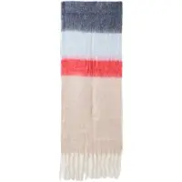 Levi's Écharpe 'JOLEA' écru / bleu pastel / bleu chiné / rouge