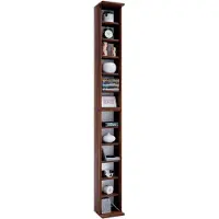 VCM Bois CD DVD Stand Rangement Étagère sur pied Bibliothèque Déco Étagère Bigol Bois CD DVD Stand Rangement Étagère sur pied Bibliothèque Déco Étagère Bigol