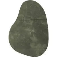 vidaXL Tapis de salon HUARTE Vert forêt 120 x 170 cm Polyester