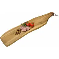 Kesper Planche de service avec poignée acacia, Planche à découper, Marron
