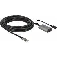 DeLOCK Câble d'extension USB-C actif avec alimentation supplémentaire 5 à