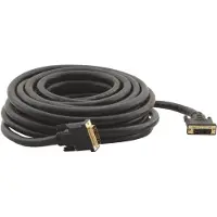Kramer C-DM/DM/XL Series C-DM/DM/XL-50 - Câble DVI - liaison simple - DVI-D (M) à DVI-D (M) - 15,2 m (15.20 m), Câble vidéo, Noir