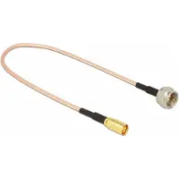 DeLOCK F-Connector Male - SMB-Female - RG316