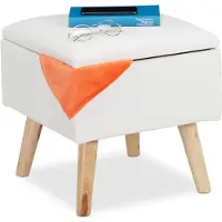 Relaxdays Sitzhocker (40 x 40 x 40 cm)