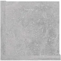 vidaXL Étagère murale à CD Gris béton 100x18x18 cm Bois d'ingénierie