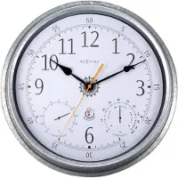 Nextime - 4304GA - Horloge Murale - 40,5cm - argent - Tulip