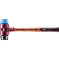 HALDER 3012040 Simplex Maillet de Caoutchouc/Tpe-doux, Multicolore, 40 mm