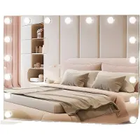 Vevor Miroir de Maquillage Hollywood Lumineux Ampoules LED Intensité Variable