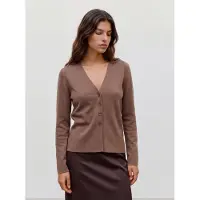 Vero Moda Cardigan 'VMMille' chocolat
