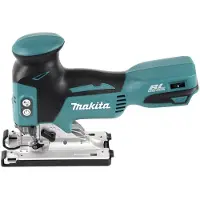 Makita Scie sauteuse à mouvement pendulaire sans fil DJV 181 RFJ 18 V sans balais + 2 batteries 3,0 Ah + chargeur + Makpac