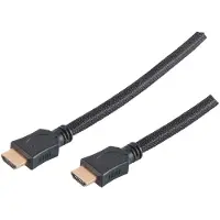 Dynavox Câble HDMI - 1.4 plaqué or - 3,0m avec manteau en nylon basse densit