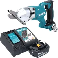 Makita DJS 800 RF1 Cisaille à fibrociment sans fil 18 V Brushless + 1x batterie 3,0 Ah + chargeur