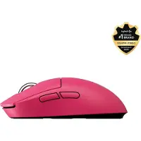 Logitech G PRO X SUPERLIGHT 2C - Maus - 5 Tasten - kabellos, kabelgebunden - 2.4 GHz, USB - pink