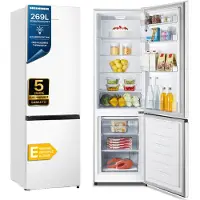 Heinner HC-HS269E++ Réfrigérateur-congélateur 269L,mécanique, porte réversible, blanc