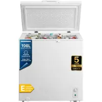 Heinner HCF-M198INVCE++ Congélateur 198 L, Convertible Réfrigérateur/Congélateur, Verrouillable, Blanc