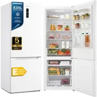 Heinner HCNF-M435INVE++ Réfrigérateur-congélateur 435 L, No Frost, écran tactile, Super Frost, blanc