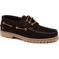 Suitable Chaussures Bateau Suède Marron