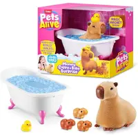 Pets Alive Mommy Cappy & Baby Surprise, Capybara de jeu, 3 ans, Interactif, Sons