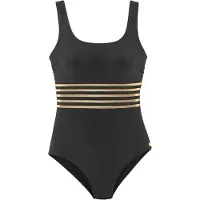 LASCANA Maillot de bain beige foncé / or / noir