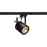 SLV EuroSpot ES111 Projecteur triphasé GU10 Rond Noir